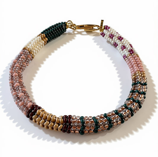 Aurora Crafted Style-Mother Earth Life Letters for Her (Gold)-BRACELETS-Aurora Crafted Jewellery-