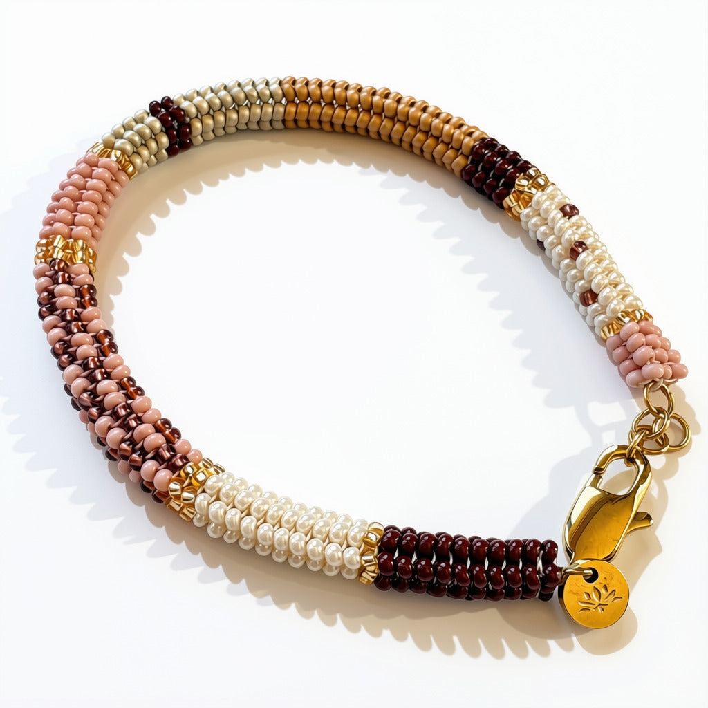 Grounded Maiden Life Letter Bracelet (Gold) (Copy)
