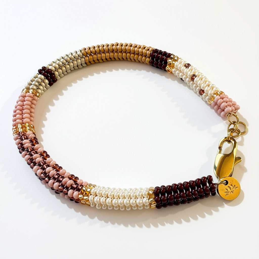 Grounded Maiden Life Letter Bracelet (Gold) (Copy)