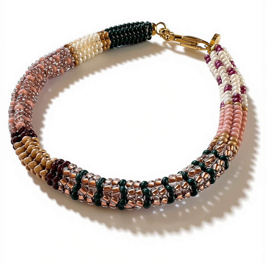 Aurora Crafted Style-Mother Earth Life Letters for Her (Gold)-BRACELETS-Aurora Crafted Jewellery-