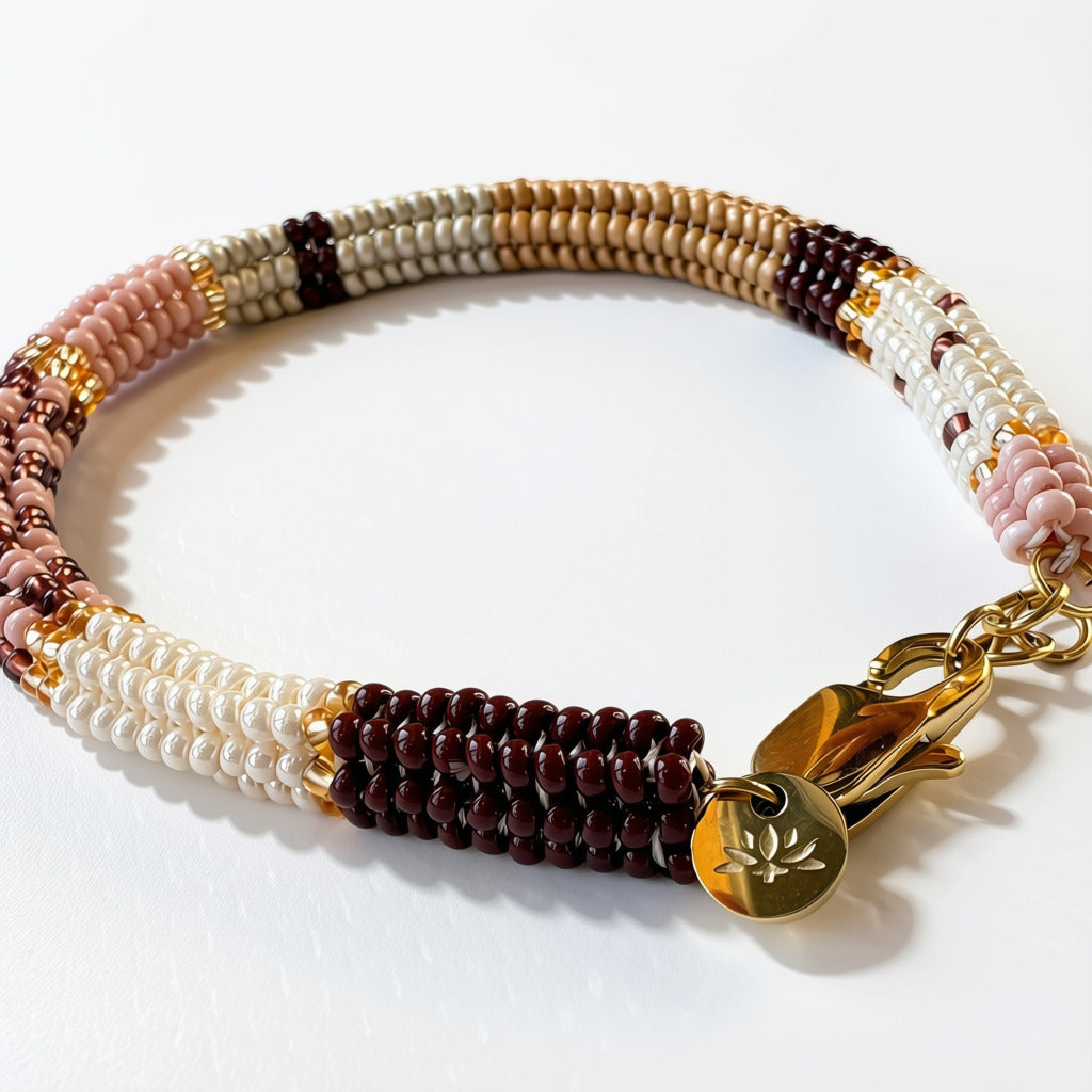 Grounded Maiden Life Letter Bracelet (Gold) (Copy)