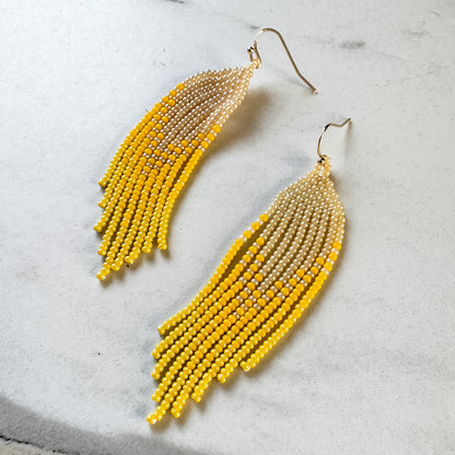 Aurora Crafted Style-Little Miss Sunshine (Gold)-Earrings-Aurora Crafted Jewellery-