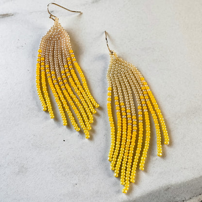 Aurora Crafted Style-Little Miss Sunshine (Gold)-Earrings-Aurora Crafted Jewellery-