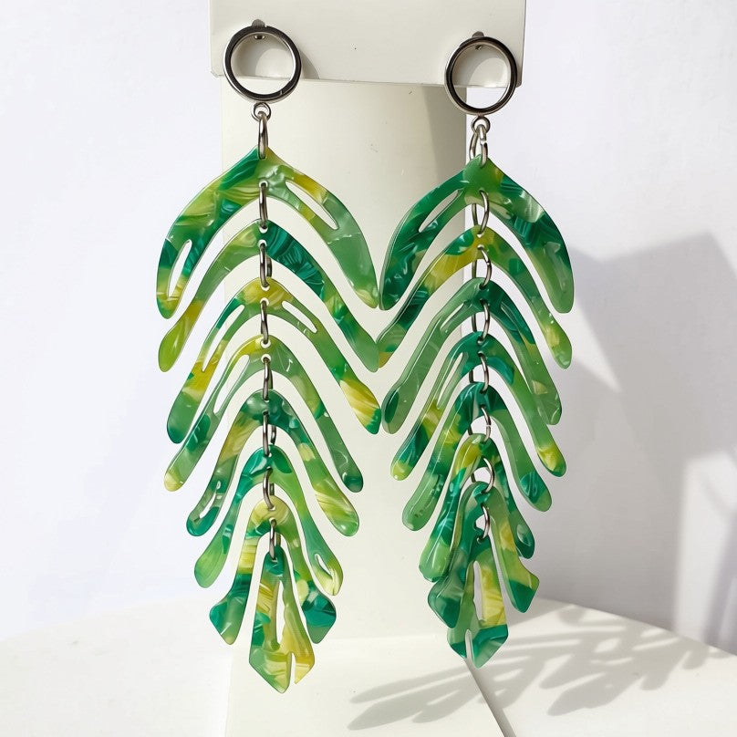 Aurora Crafted Style-Delicious Lemon & Lime (Silver)-Earrings-Aurora Crafted Jewellery-
