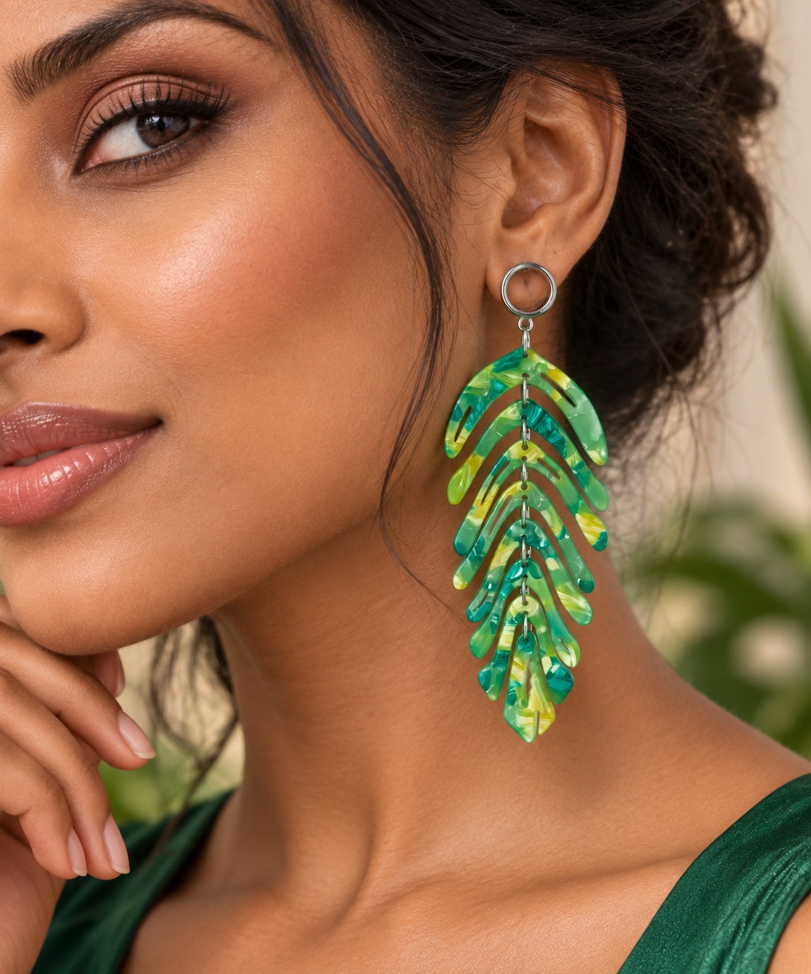 Aurora Crafted Style-Delicious Lemon & Lime (Silver)-Earrings-Aurora Crafted Jewellery-