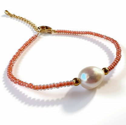 Aurora Crafted Style-Pearl Island in Gold (Gold) (Copy) (Copy)-BRACELETS-Aurora Crafted Jewellery-