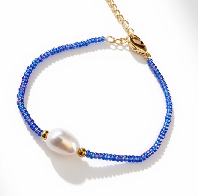 Aurora Crafted Style-Pearl Island in Gold (Gold) (Copy)-BRACELETS-Aurora Crafted Jewellery-
