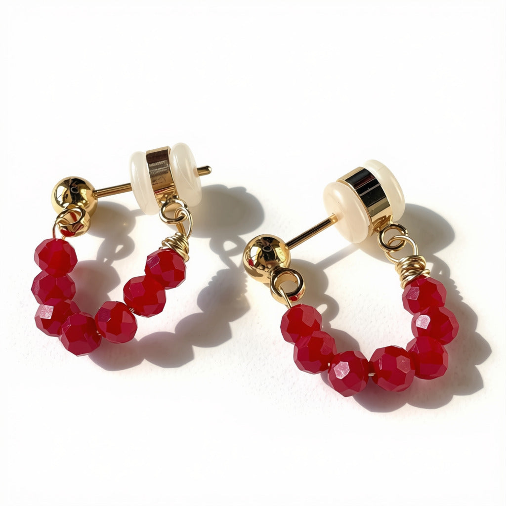 Pin Tuck in Robot Red (Gold)
