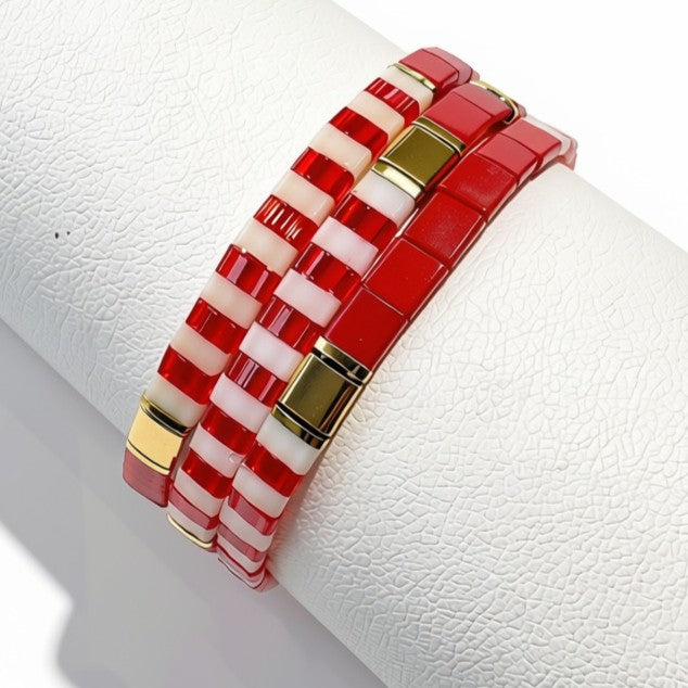 Tila Bracelet Raven Red