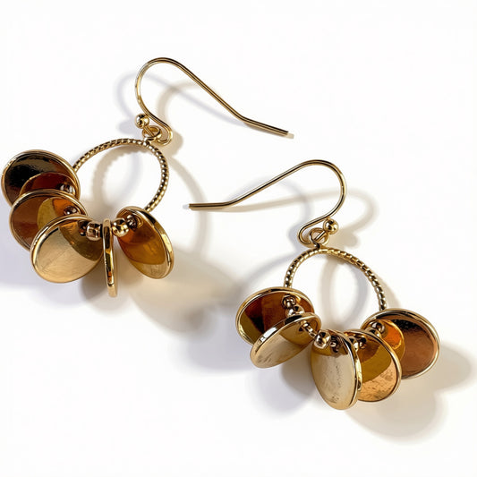 Aurora Crafted Style-Wishing Well Hoop-Earrings-Aurora Crafted Jewellery-