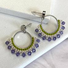 Load image into Gallery viewer, Small Frida in Lilac and Lime (Silver)
