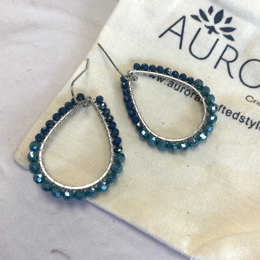 Azure Blues Mini Teardrop (Silver)