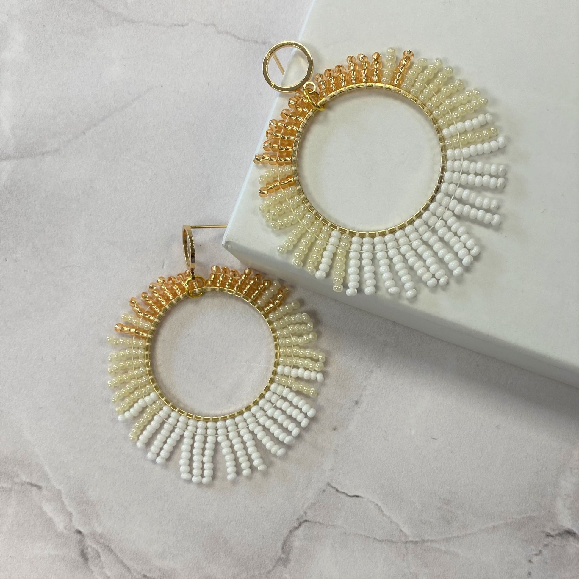 Aurora Crafted Style-Golden Light Firework-Earrings-Aurora Crafted Jewellery-