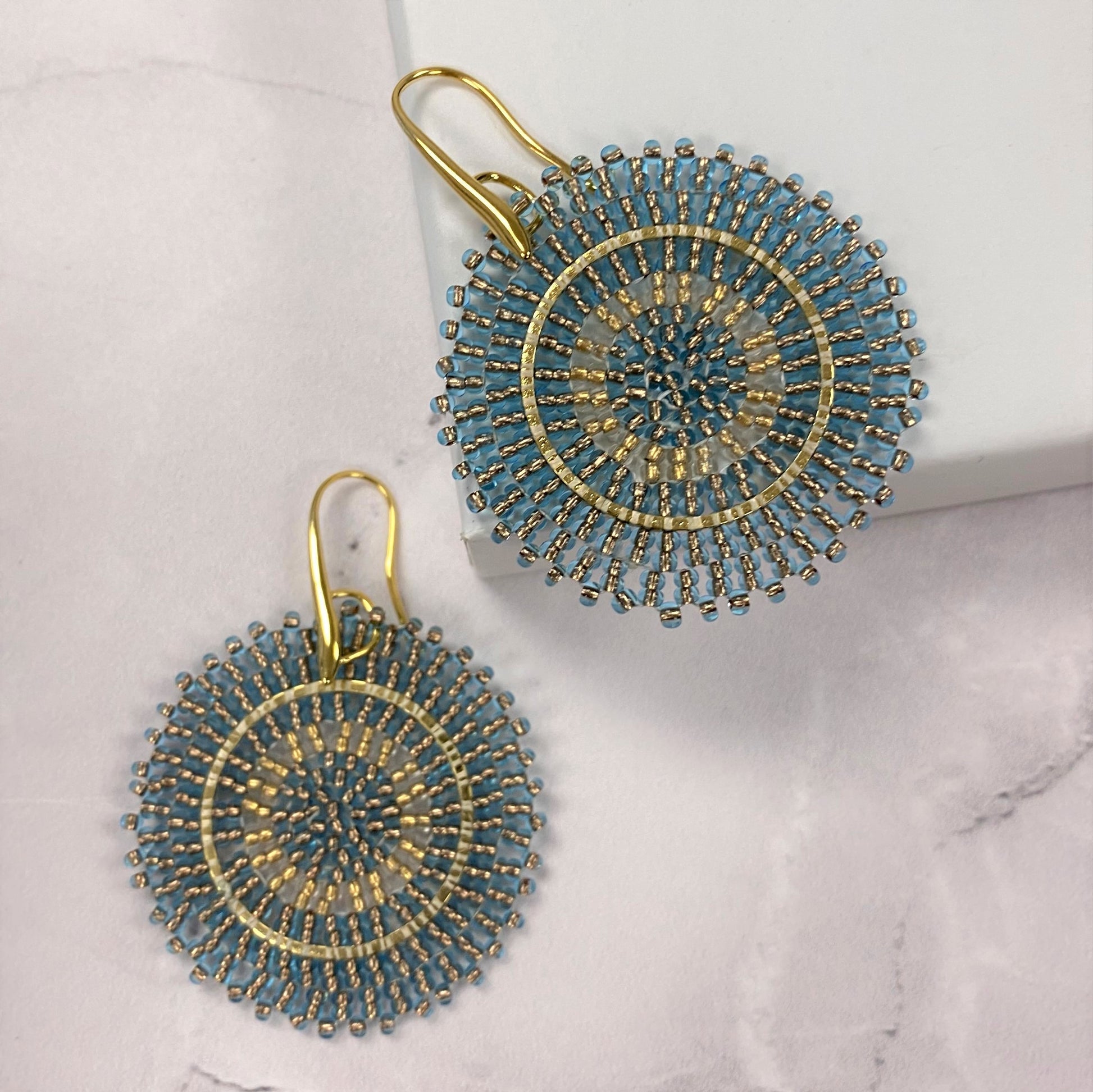 Aurora Crafted Style-Nearly Nude Full Moon-Earrings-Aurora Crafted Jewellery-