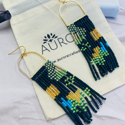 Aurora Crafted Style-Jungle Fever Horseshoe-Earrings-Aurora Crafted Jewellery-