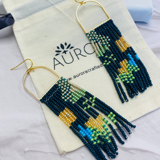 Aurora Crafted Style-Jungle Fever Horseshoe-Earrings-Aurora Crafted Jewellery-