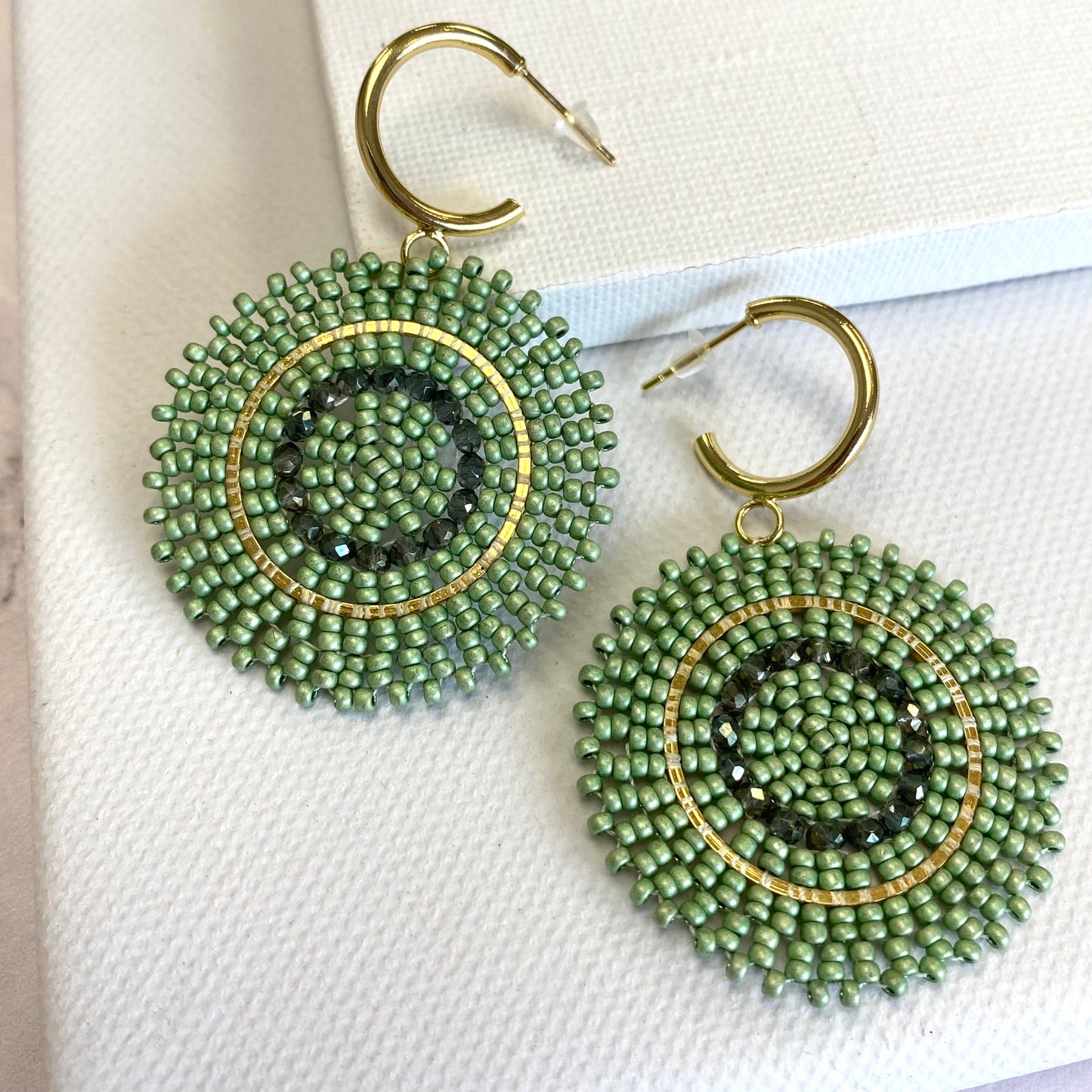 Aurora Crafted Style-Sage Full Moon Reloaded-Earrings-Aurora Crafted Jewellery-