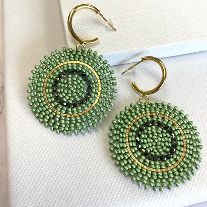 Aurora Crafted Style-Sage Full Moon Reloaded-Earrings-Aurora Crafted Jewellery-