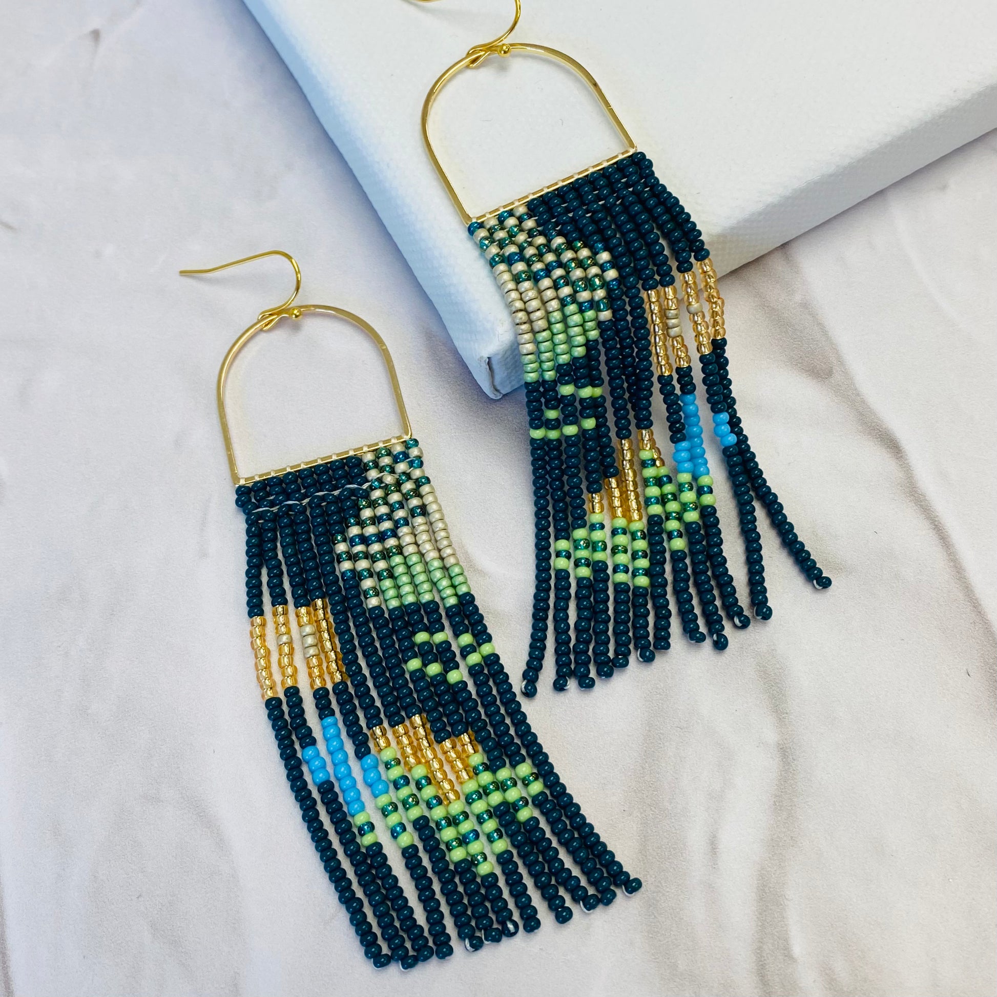 Aurora Crafted Style-Jungle Fever Horseshoe-Earrings-Aurora Crafted Jewellery-