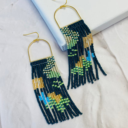 Aurora Crafted Style-Jungle Fever Horseshoe-Earrings-Aurora Crafted Jewellery-